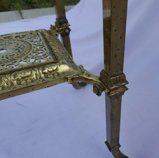 1880/1900 'Bolster Style Louis 14 Bronze And Onyx - Image 7