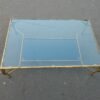 1950/70' Table Basse en Bronze Aux Cygnes et Ses 6 Bouts de canapés 145 x 94 cm – Image 8