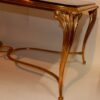 1940/50 Table Basse Plateau Laque de Chine  Maison Baguès en Bronze Doré – Image 6