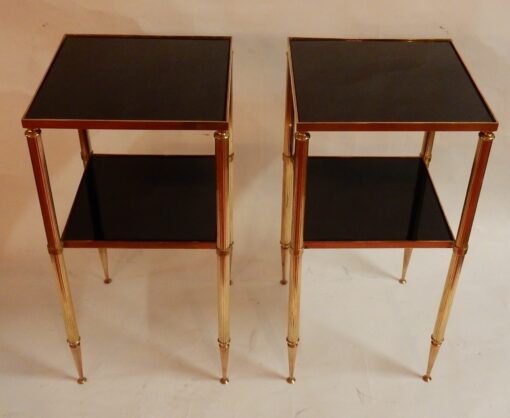 1950/70'  Pair of End of Sofa in the Style of Maison Bagués 31 X 31  cm