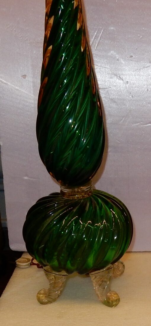 1950-70 '  Crystal Lamp Hétérochromic of Murano Barovier i Toso - Image 6