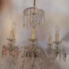 1920/40' Bohemian Or Baccarat  Crystal Chandelier 6 Arms