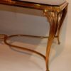 1940/50 Table Basse Plateau Laque de Chine  Maison Baguès en Bronze Doré – Image 8