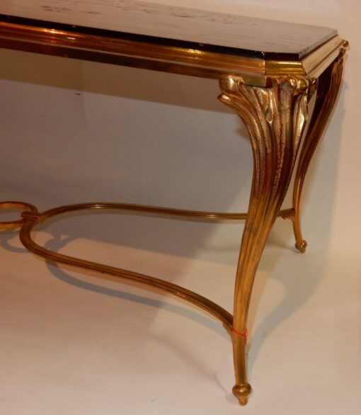 1940/50 Coffee Table Chinese Lacquer Tray Maison Baguès in Gilted Bronze Deco - Image 8