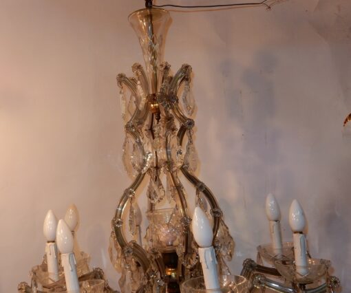 1920/40' Cage Crystal Marie Thérèse Chandelier - Image 6