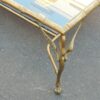1950/70' Table Basse en Bronze Aux Cygnes et Ses 6 Bouts de canapés 145 x 94 cm – Image 6