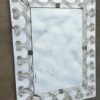 1950' Art Deco Mirror In Foliages Signed Lalique 65 x 86 cm