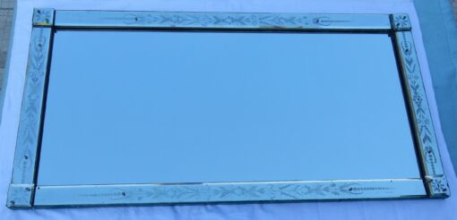 1950 'Venice mirror with Flowers 125  X 66 cm - Image 3