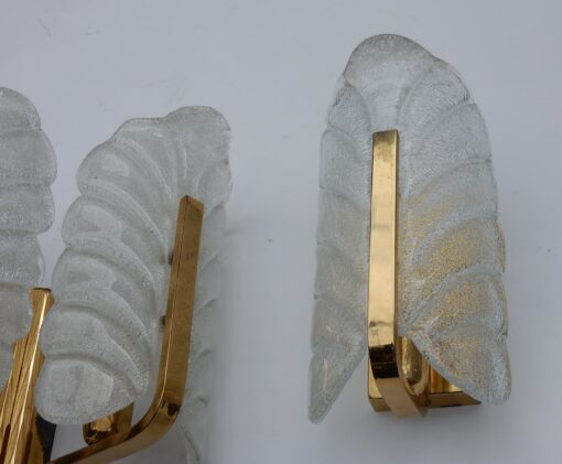 1970' Sconces Pair Crystal Mono By Carl Fagerlund - Image 4