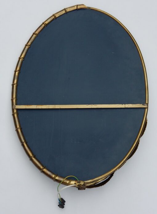 1970'  Mirror Lighting Maison Jansen Deco  Bamboo and Foliage Style Duval Brasseur( HOLD) - Image 5