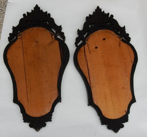 1920/40 Pair Of Mirrors With Elegant - Image 4