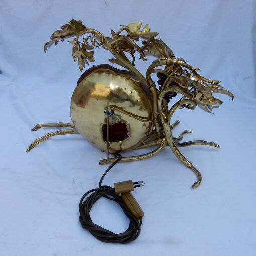 1970' Lamp With Bunch Of Grapes FERNANDEZ or DUVAL BRASSEUR For HONORE PARIS Or Isabelle Faure - Image 4