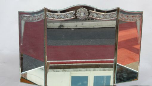 1960 'Art Deco Venitian Hairdresser With Mirror Tryptique - Image 3