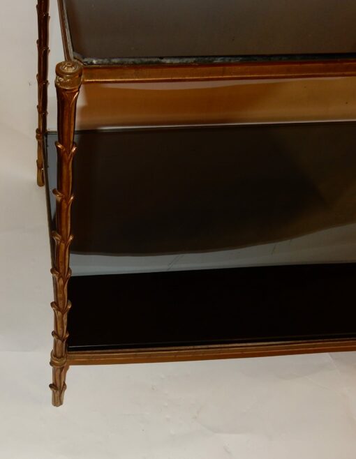 1950/70' Side Table Maison Charles, Tops In Mirror  73 X 45 cm - Image 8