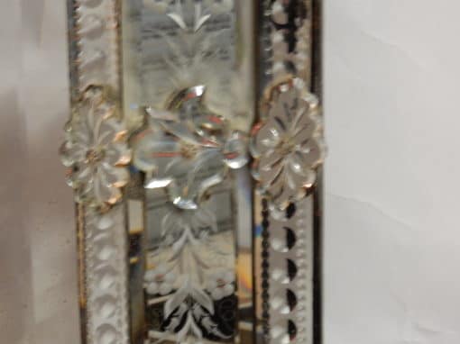 1850' Miroir Vénitien Style LXIV Décor Floral 125 x 99 cm – Image 5