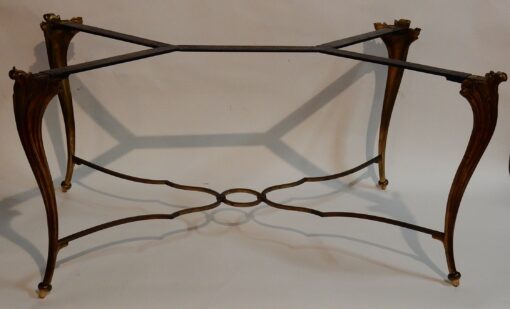 1940/50 Coffee Table Tray Lacquer of China Maison Baguès in Bronze Deco - Image 6