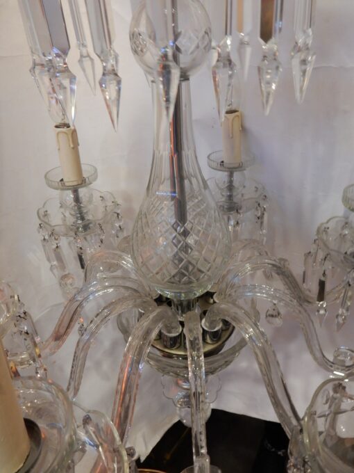 1920/40' Bohemian Or Baccarat  Crystal Chandelier 6 Arms - Image 4