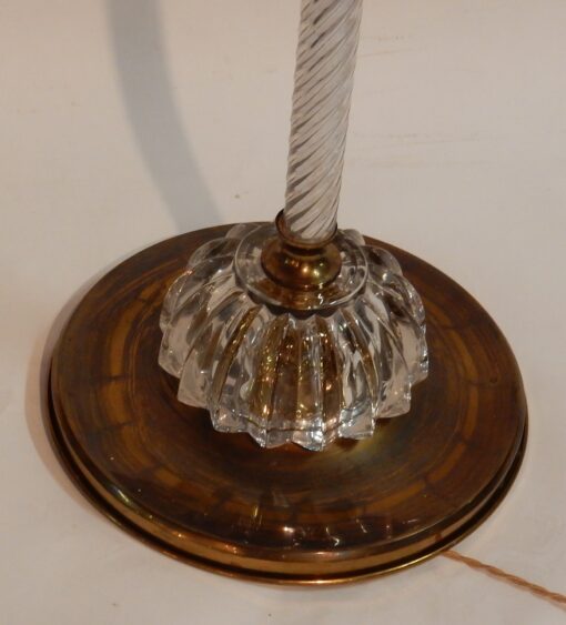 1950/70 Lampadaire Cristal Et Laiton Saint Louis – Image 2