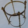 1970' Corbeille A Papier Montants Palmiers en Bronze Doré Style Maison Charles – Image 4