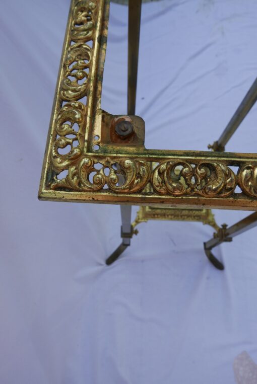 1880/1900 'Bolster Style Louis 14 Bronze And Onyx - Image 4