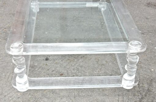 1970' Coffee Table In Lucite ROMÉO  0m90X1m80 Model "MIRAGE" - Image 6