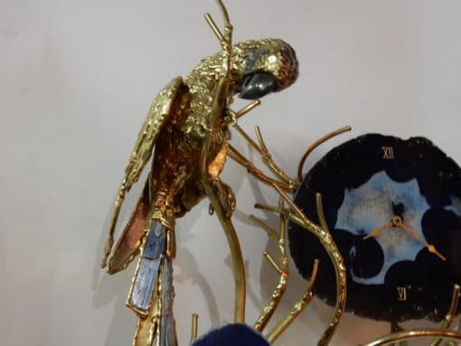1970 'Enlightening Clock with Parrot FERNANDEZ or DUVAL BRASSEUR For HONORE - PARIS - Image 8