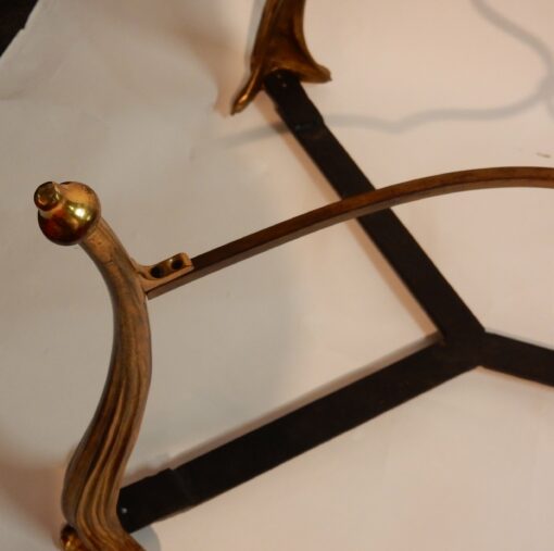 1940/50 Coffee Table Tray Lacquer of China Maison Baguès in Bronze Deco - Image 4