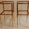 1950/70'  Pair of End of Sofa in the Style of Maison Bagués 31 X 31  cm - Image 3