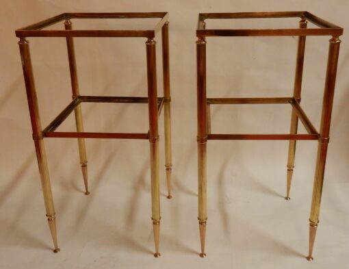 1950/70'  Pair of End of Sofa in the Style of Maison Bagués 31 X 31  cm - Image 3