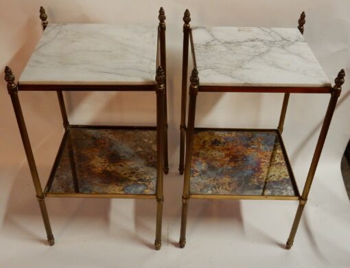 1950/70'  Pair of End of Sofa in the Style of Maison Baguès 34 X 34  cm - Image 2
