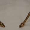 1970/80' Paire de Guéridons Ou Similaires Bronze Doré Et Argenté Style Maison Charles – Image 8