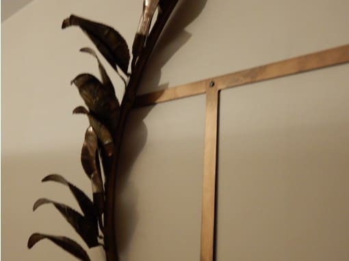 1970/80' Lighting Mirror Deco Bamboo Foliage Style Duval Brasseur By Barbier For Maison Jansen  180 X H 140 Cm - Image 13