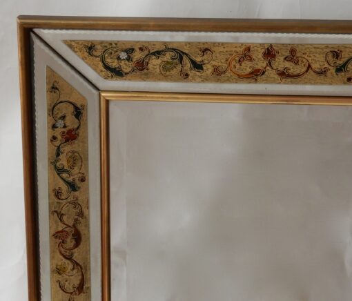 1970 'Mirror Decorations Fixed Under Glass 97 X 74 Cm - Image 11