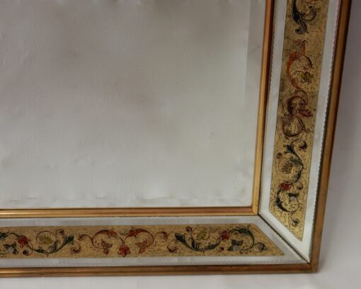 1970 'Mirror Decorations Fixed Under Glass 97 X 74 Cm - Image 13
