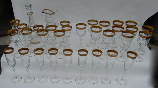 1950 'Crystal Service Of Moser 54 Pieces - Image 11