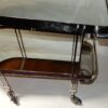 1930' Grande Desserte Art Déco Laiton et Acier Chromé Provenance Palace Parisien Dlg Subes ou Jacques  Adnet Pour Hermés – Image 21
