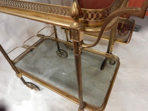 1970 ' Pair Of Rolling Bar in Bronze and Gold Brass Maison Bagués(HOLD) - Image 13