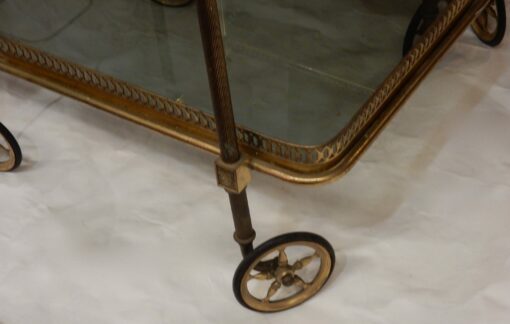 1970 ' Pair Of Rolling Bar in Bronze and Gold Brass Maison Bagués(HOLD) - Image 12
