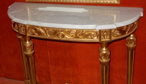 1950/70 'Console In Golden Wood In The Style Of Louis 16 - Image 10