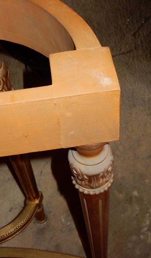 1950/70 'Console In Golden Wood In The Style Of Louis 16 - Image 7