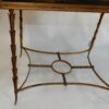 1950/70 Table With Tray Chinese Lacquer Maison Jansen Bronze Decor Palm Tree - Image 5