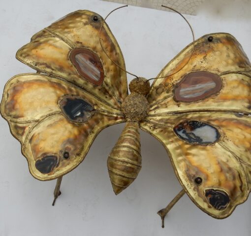1970 'Coffee Table Butterfly Illuminating DLG  Duval Brasseur or Isabelle Faure For Honoré de Paris - Image 14