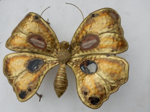 1970 'Coffee Table Butterfly Illuminating DLG  Duval Brasseur or Isabelle Faure For Honoré de Paris - Image 13