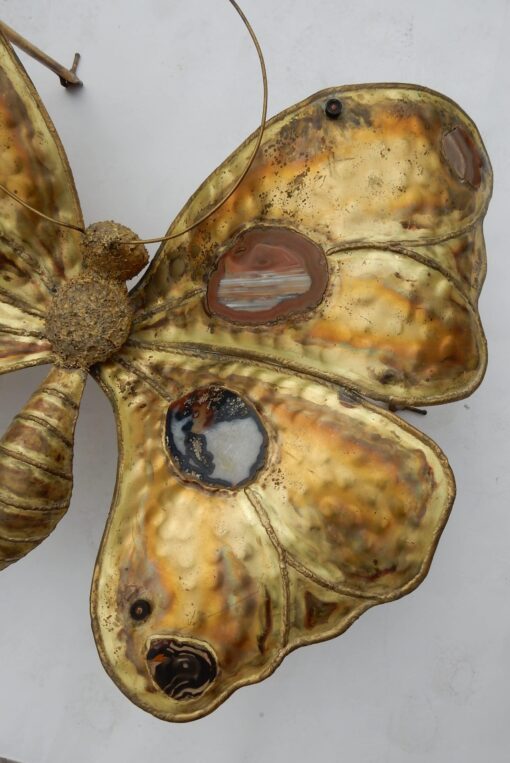 1970 'Coffee Table Butterfly Illuminating DLG  Duval Brasseur or Isabelle Faure For Honoré de Paris - Image 12