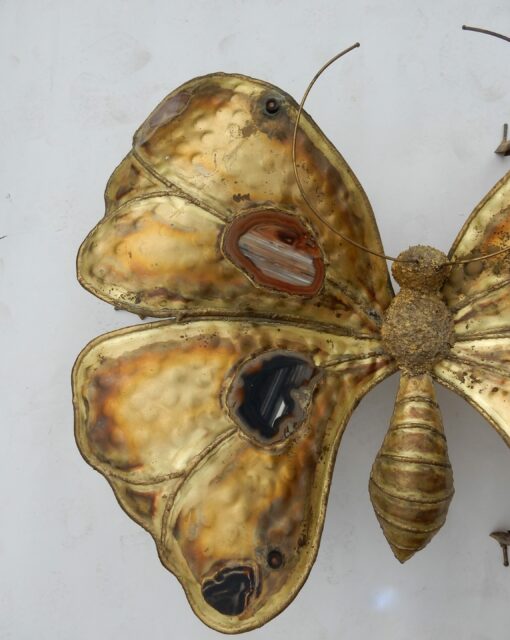 1970 'Coffee Table Butterfly Illuminating DLG  Duval Brasseur or Isabelle Faure For Honoré de Paris - Image 10