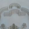 1900 'Centerpiece Table Runner in Molded Crystal from Baccarat Or St Louis 14 Pieces - Image 2