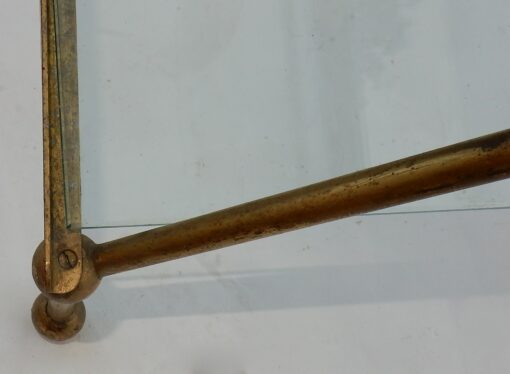 1950/70 'Bibus Magazine Holder in Brass DLG Maison Jansen From Parisian Palace 81 X 28 cm - Image 10