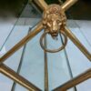 1950/70 'Bibus Magazine Holder in Brass DLG Maison Jansen From Parisian Palace 81 X 28 cm - Image 9