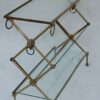 1950/70 'Bibus Magazine Holder in Brass DLG Maison Jansen From Parisian Palace 81 X 28 cm - Image 6