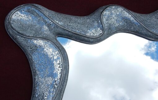 1970/80 'Mirror Period Disco Inlaid With Shards Of Mirrors Movement Shape 220 X 110 cm - Image 4